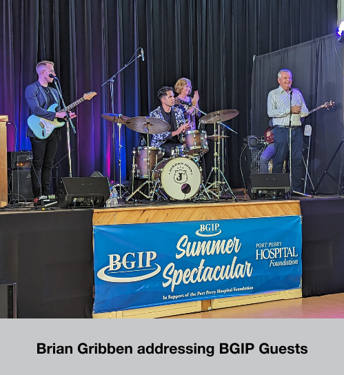 Brian Gribben addressing BGIP Guests